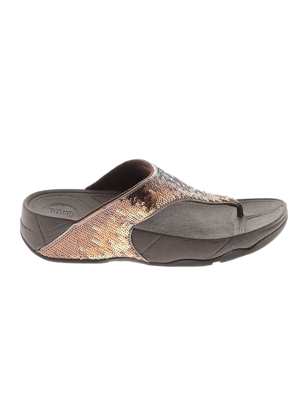 FitFlop Brown Sequin Electra Sandals